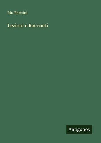 Lezioni racconti ida baccini - ida,