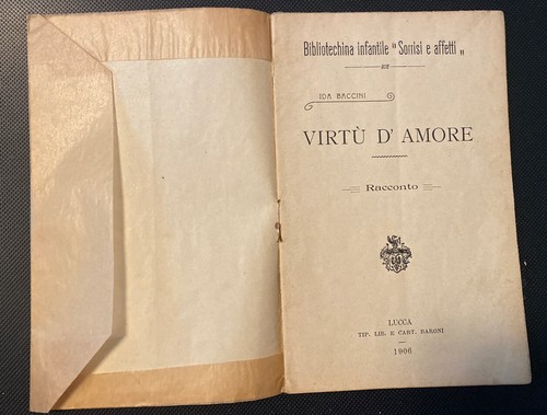 Altes buch ida baccini - buch,